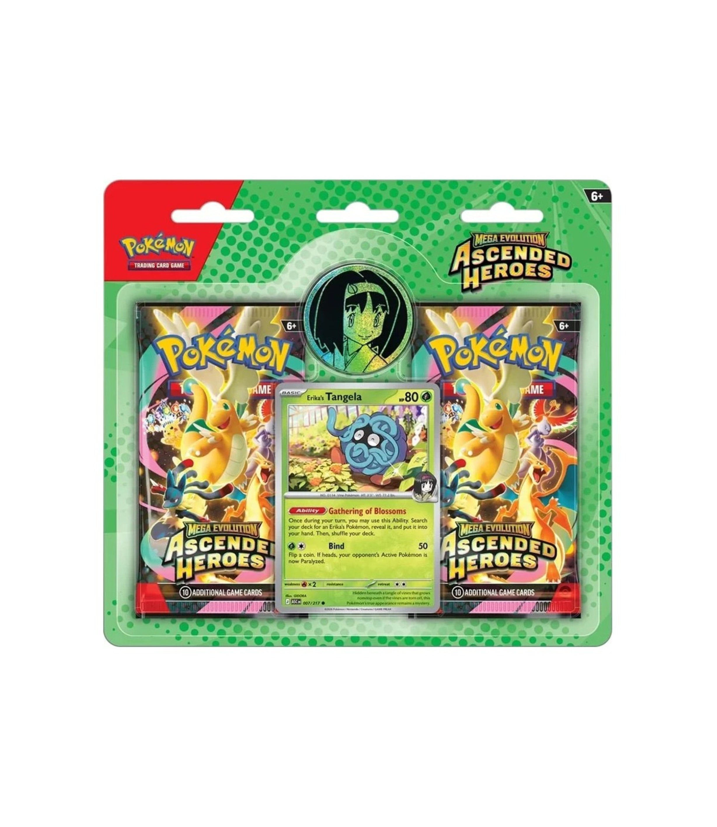 Ascended Heroes: Erika's Tangela 2-Pack Blister ENG