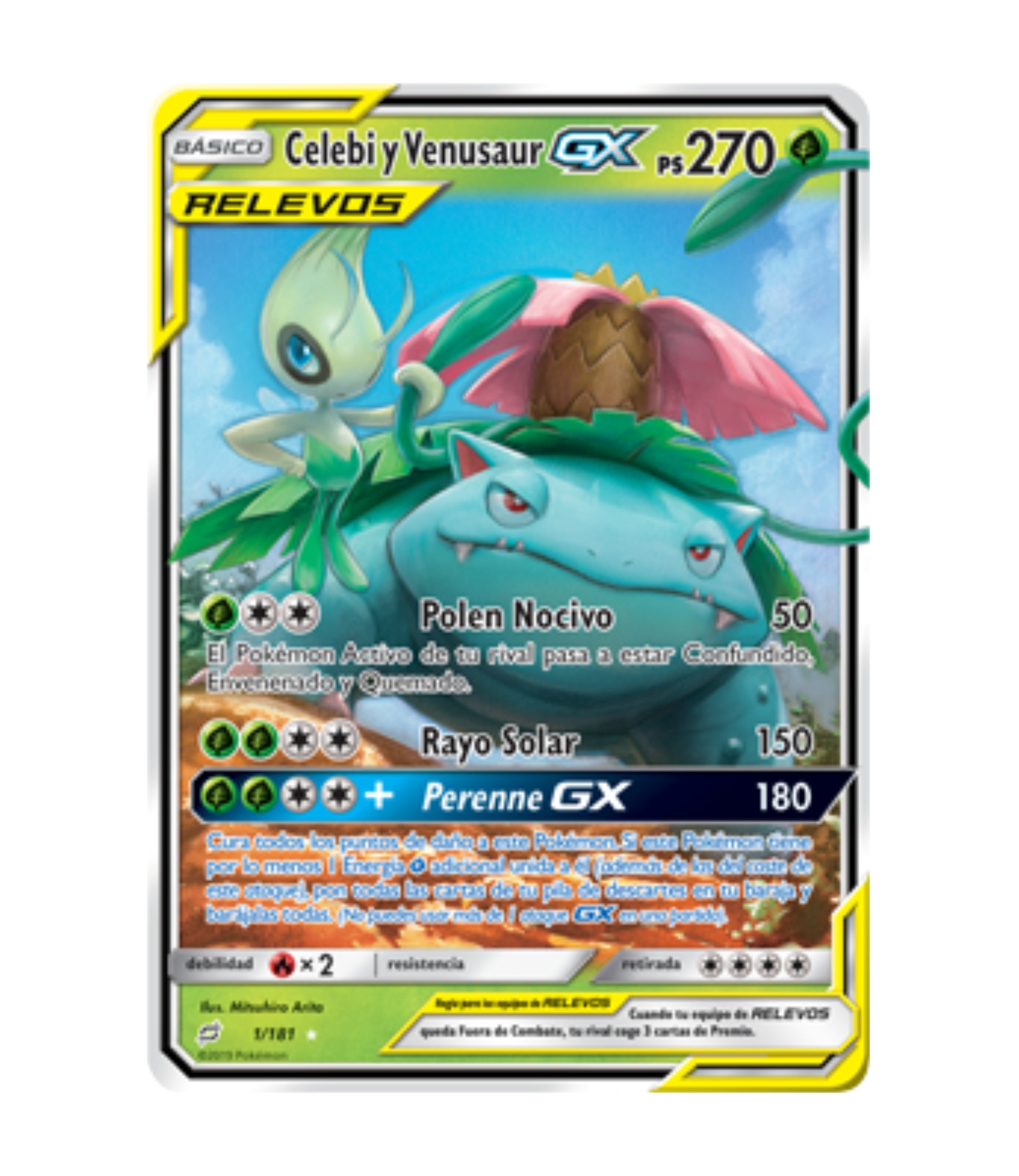 Celebi & Venusaur GX (TEU 1) C-ESP-2