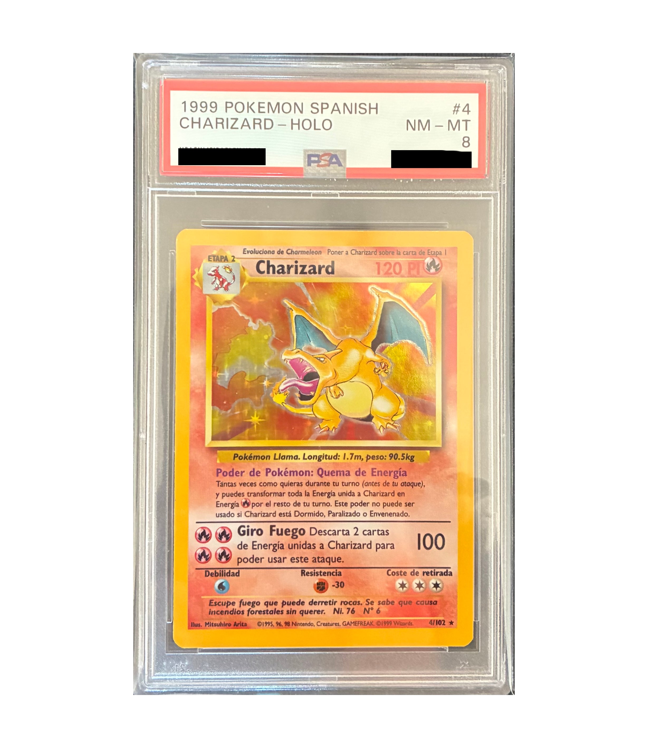 Charizard (BS 4 ESP) PSA