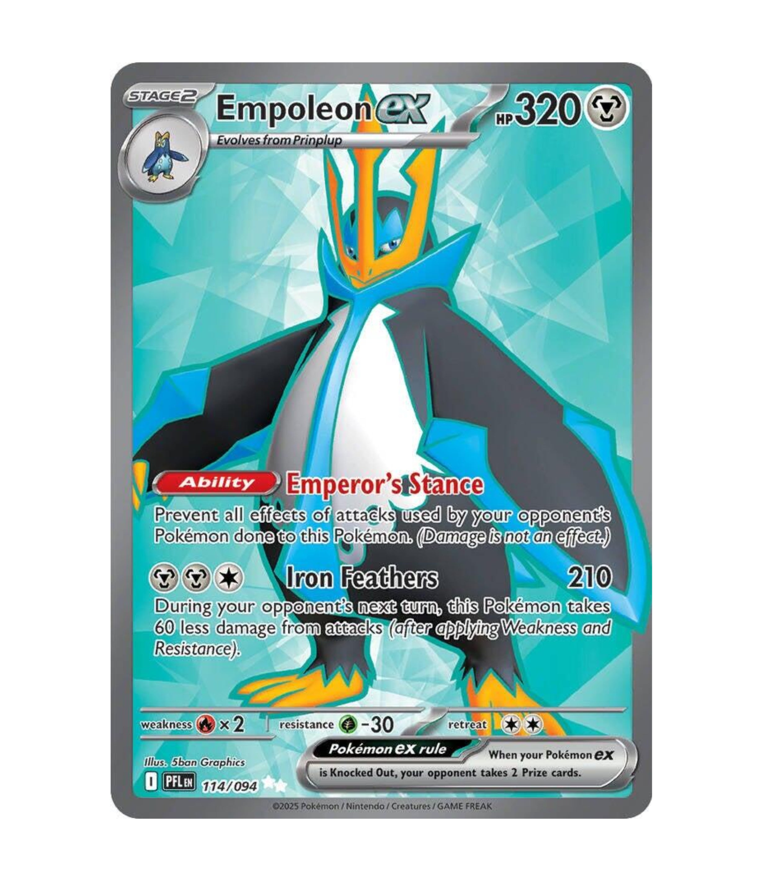Empoleon ex (PFL 114) C-ENG-1