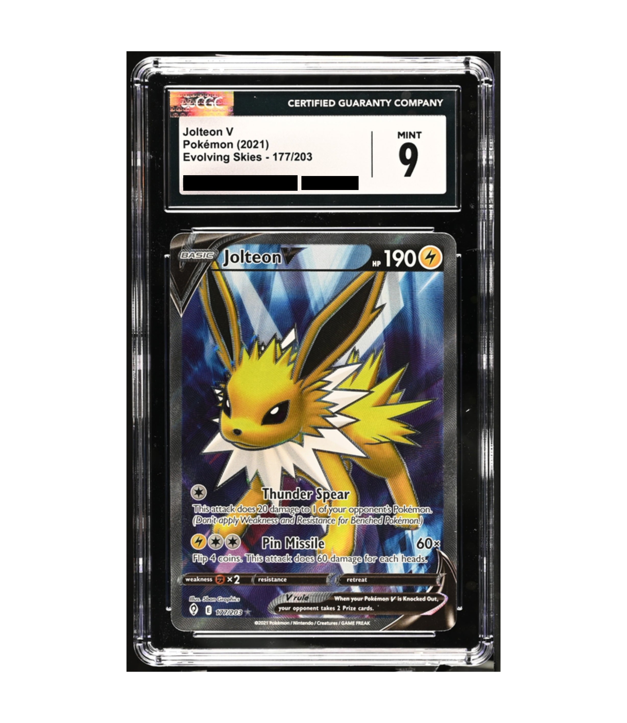 Jolteon V (EVS 177 ENG) CGC