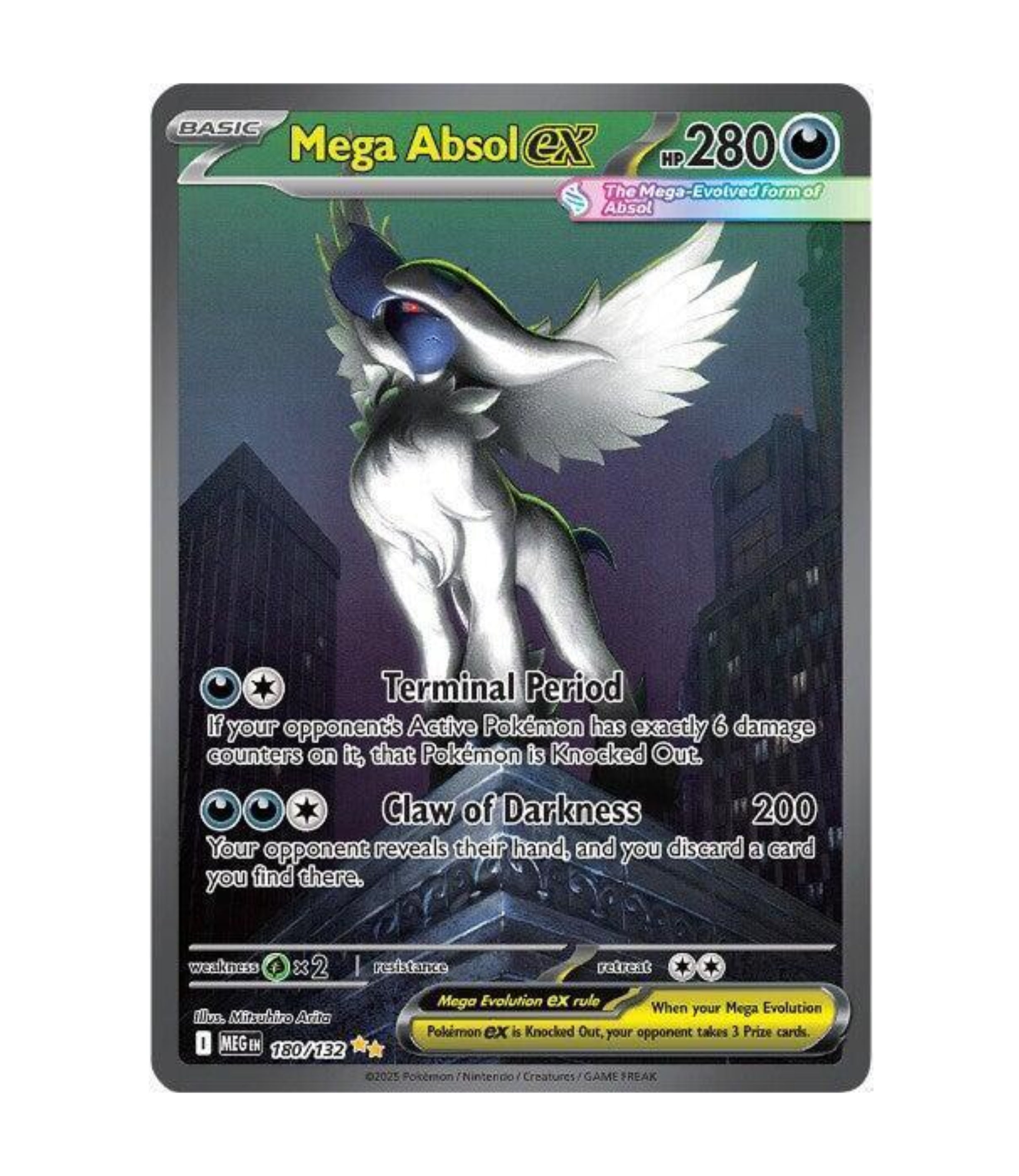 Mega Absol ex (MEG 180) C-ENG-3