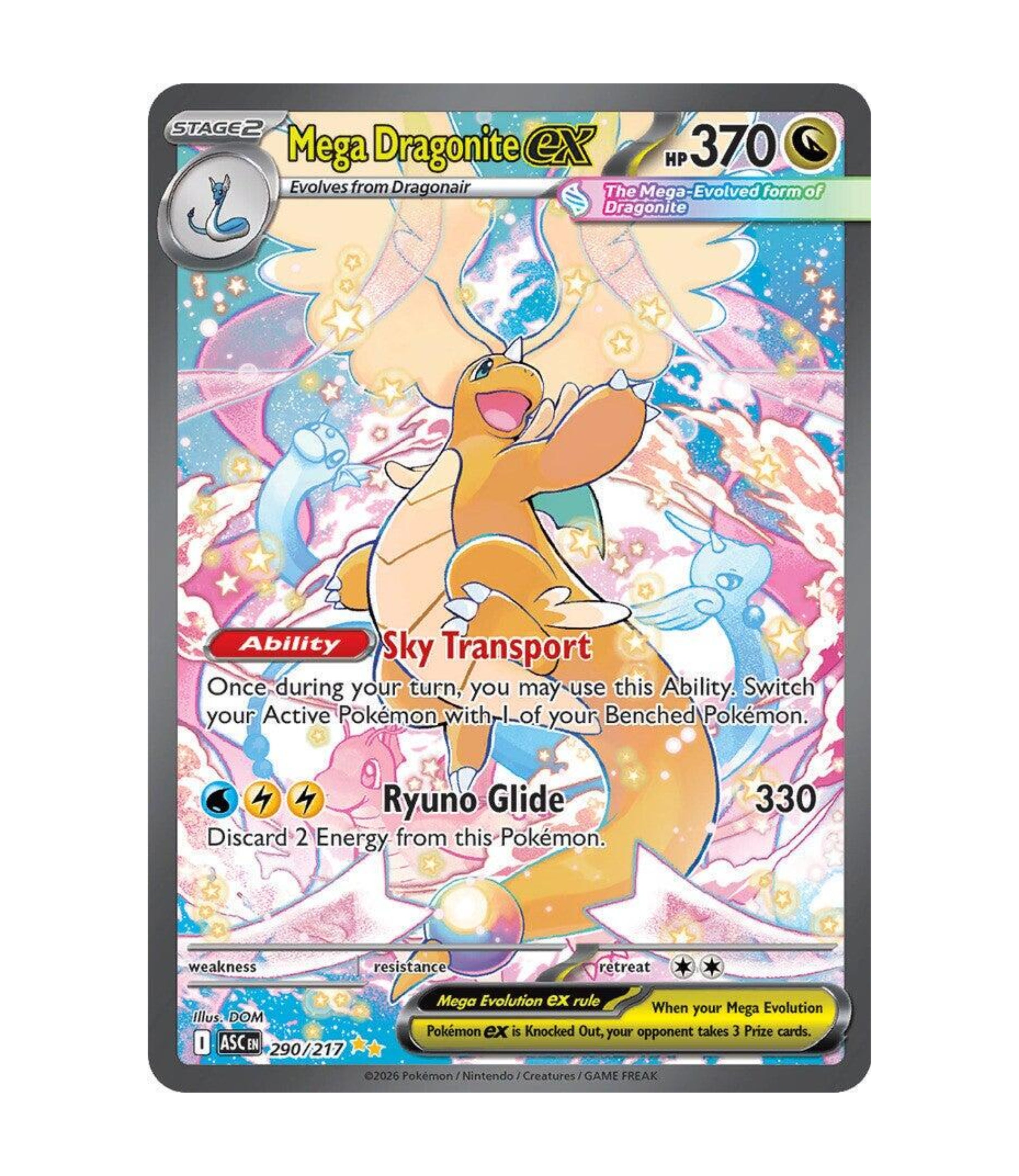 Mega Dragonite ex (ASC 290) C-ENG-4