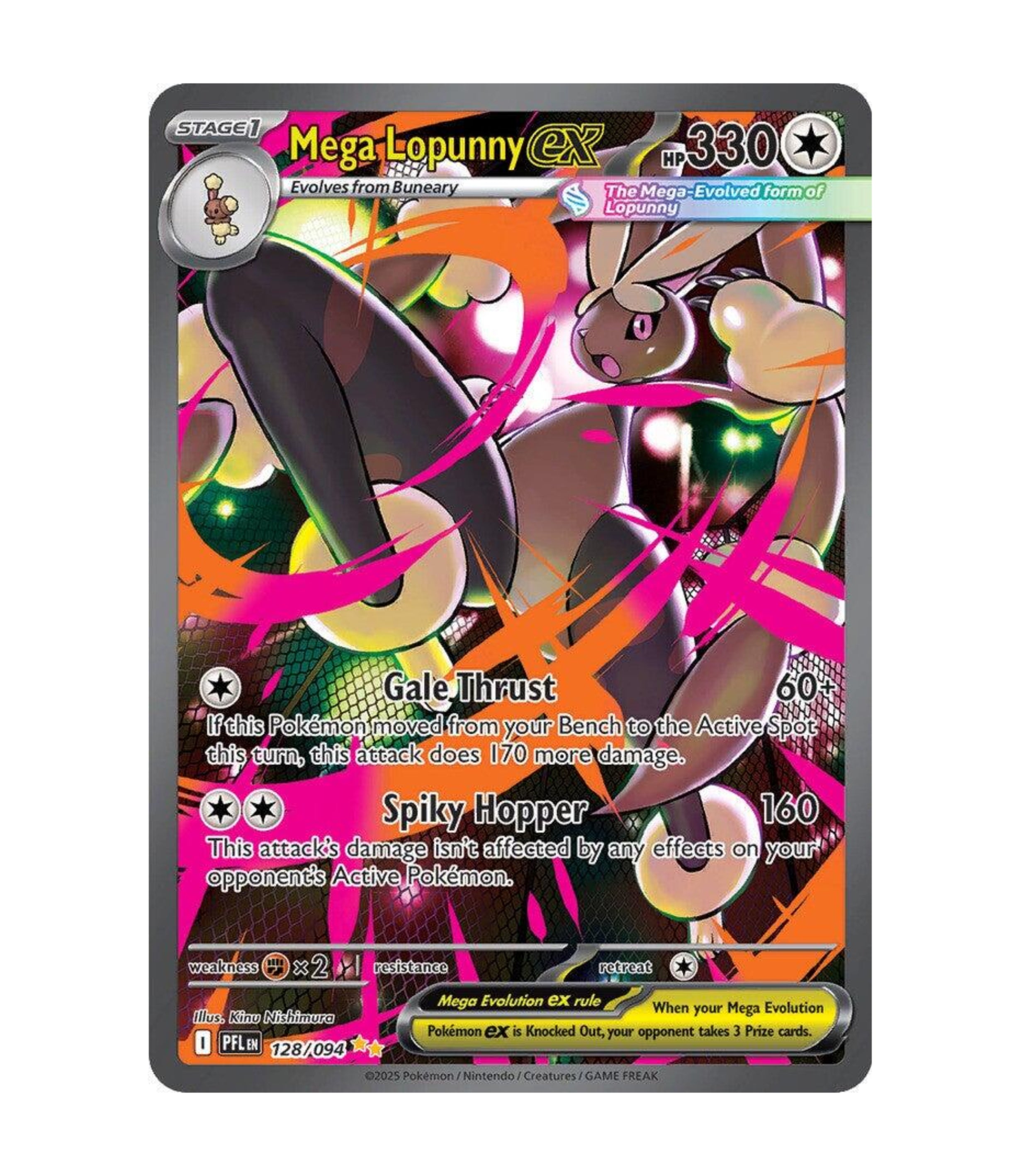 Mega Lopunny ex (PFL 128) C-ENG-2