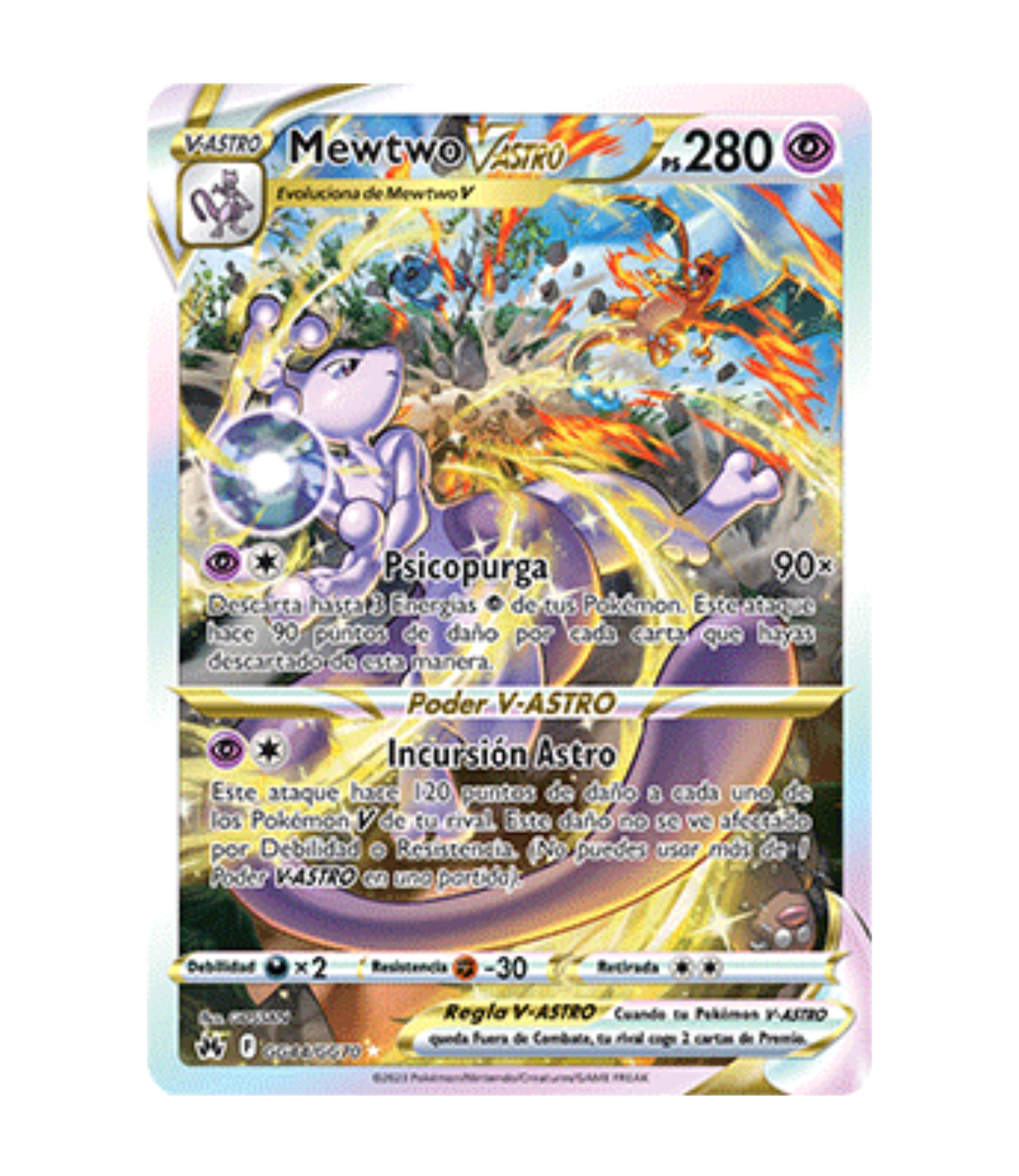 Mewtwo V-STAR (CRZ GG44) C-ESP-4