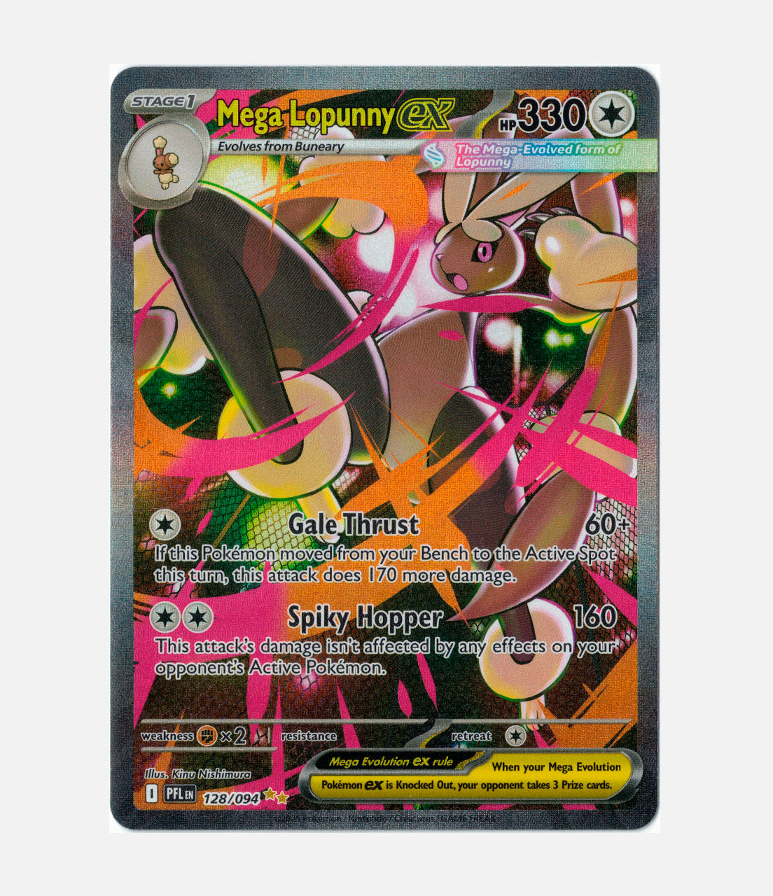 Mega Lopunny ex (PFL 128) C-ENG-2