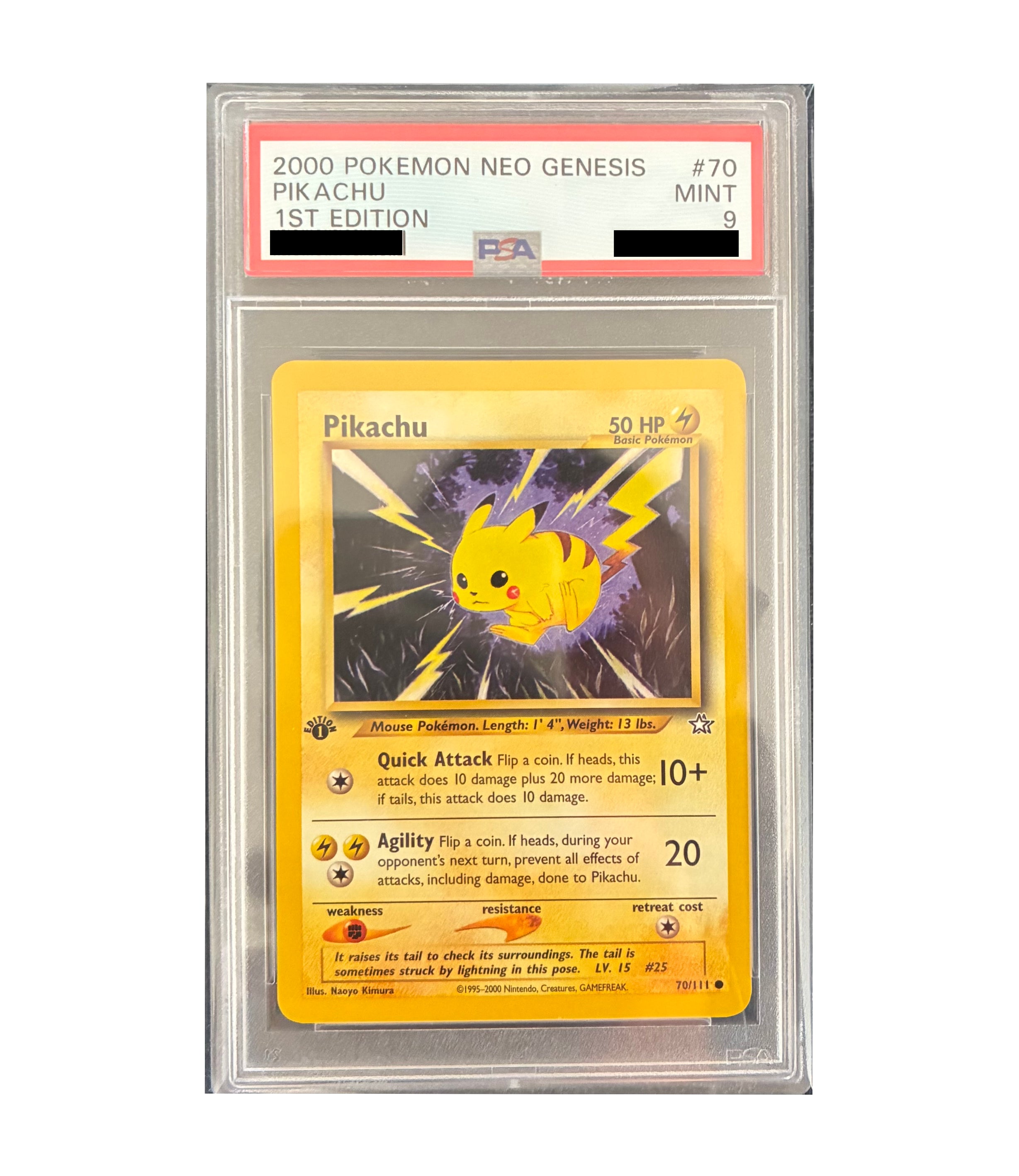 Pikachu (NG 70 ENG) PSA