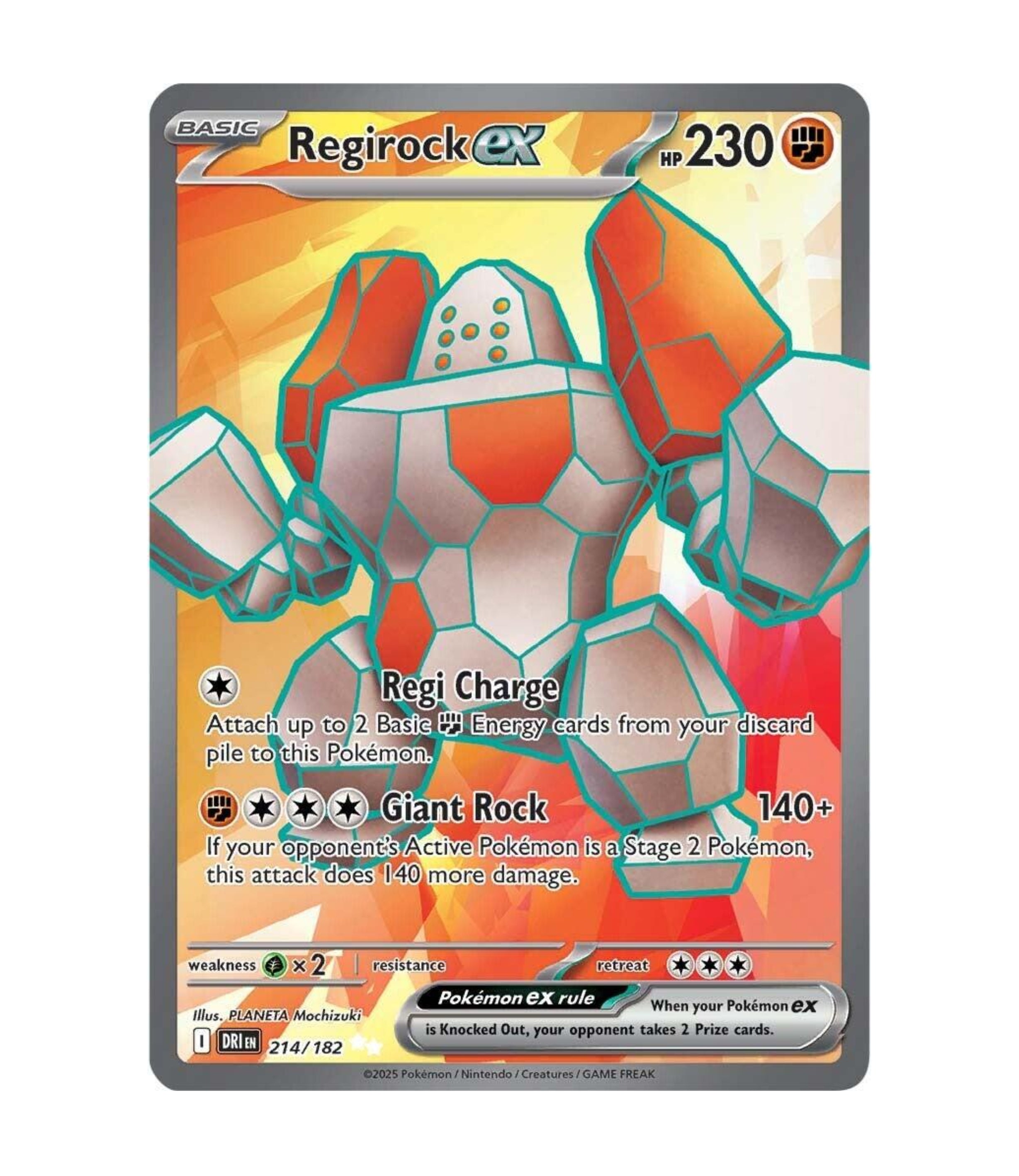Regirock ex (DRI 214) C-ENG-1