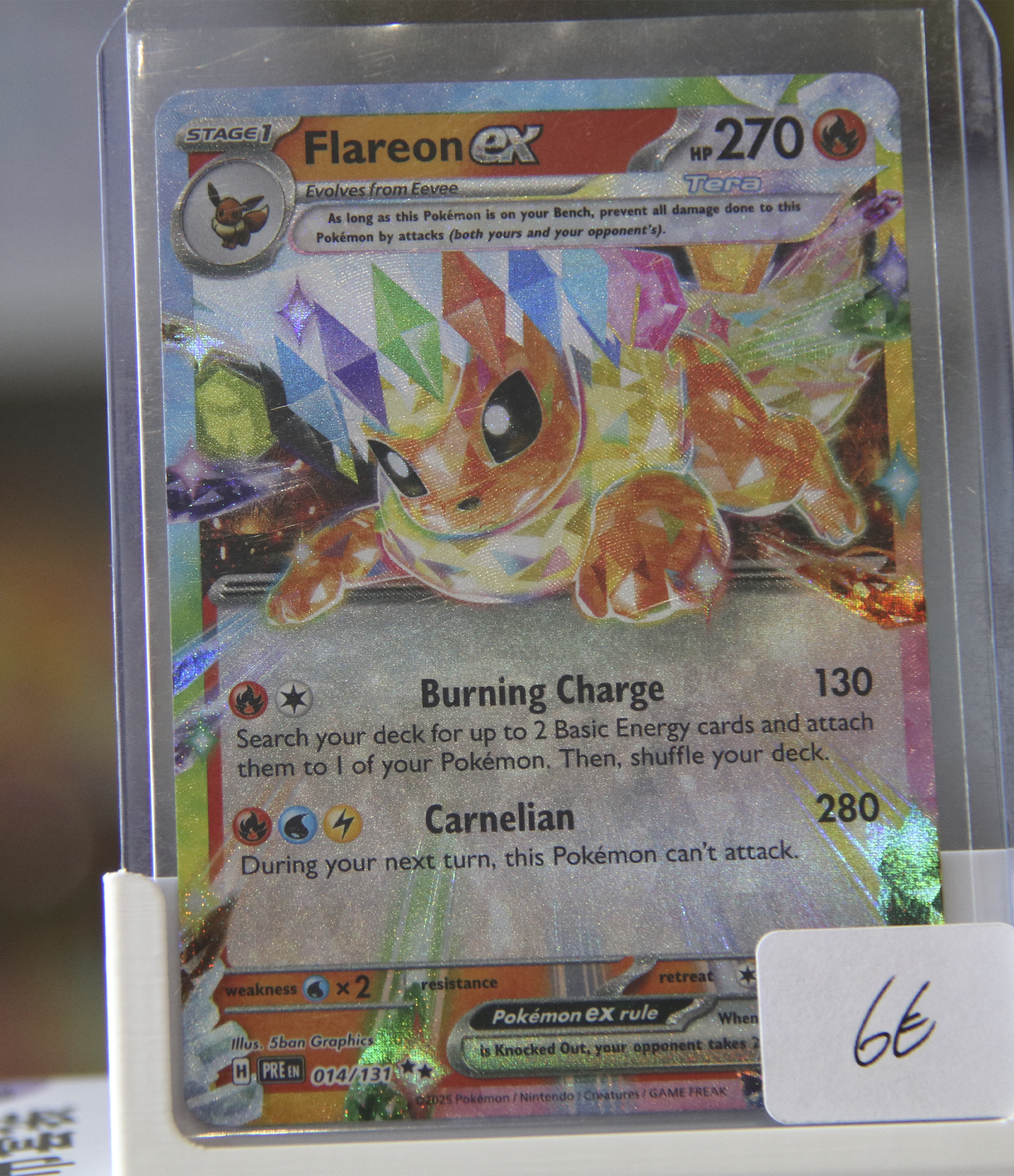 Flareon ex (PRE 014)