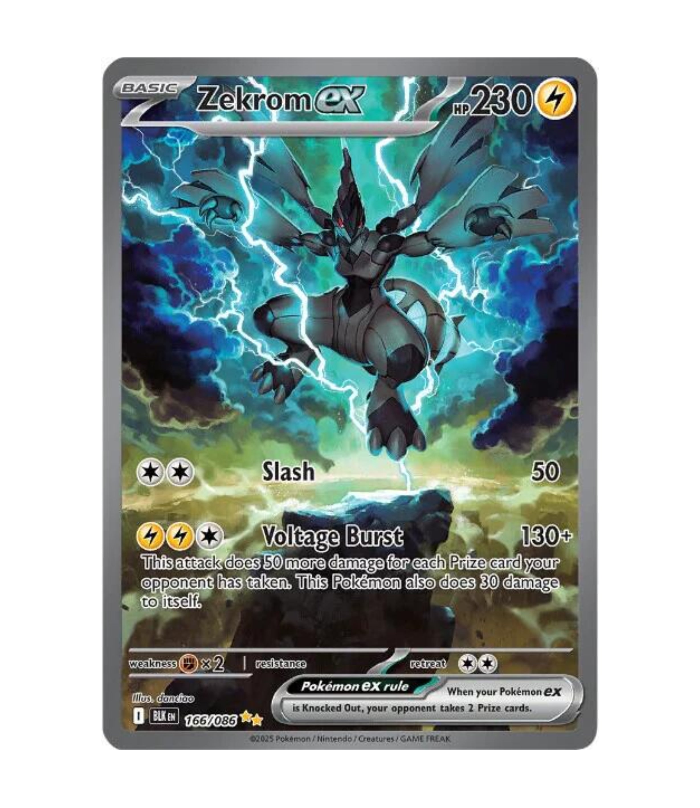 Zekrom ex (BLK 166) C-ENG-4