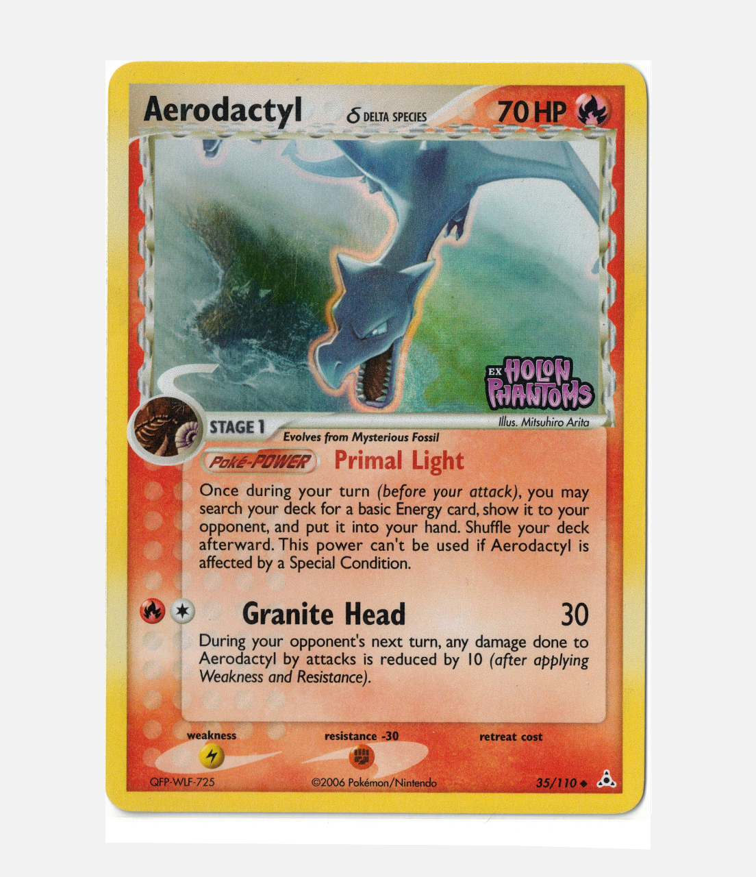 Aerodactyl δ Delta Species Stamped Version (HP 035) C-ENG-2