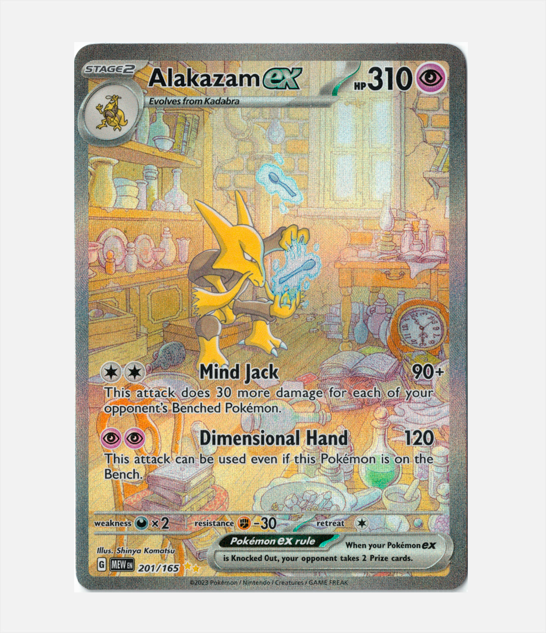 Alakazam ex (MEW 201) C-ENG-3