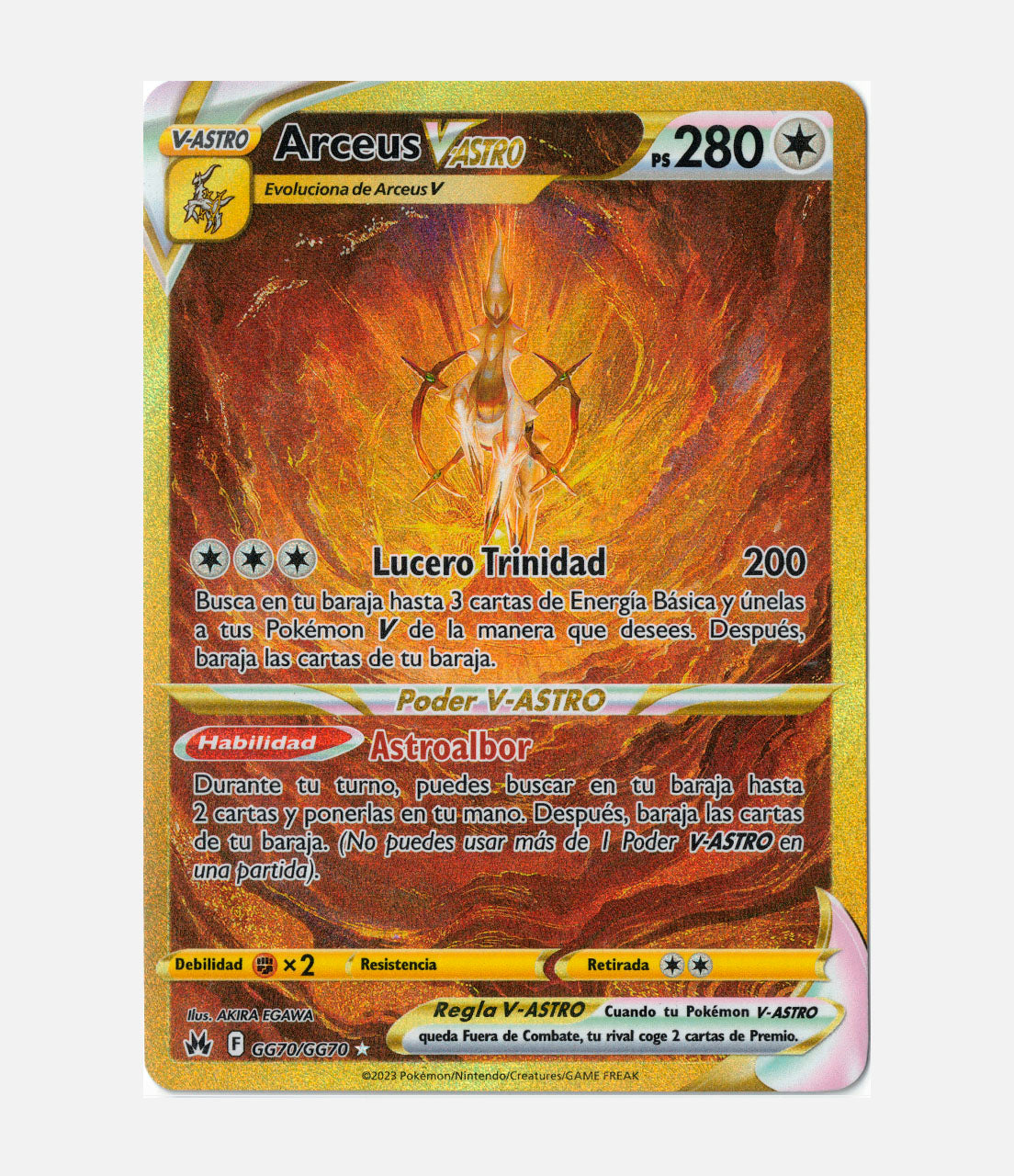 Arceus VSTAR (CRZ GG70) C-ESP-4