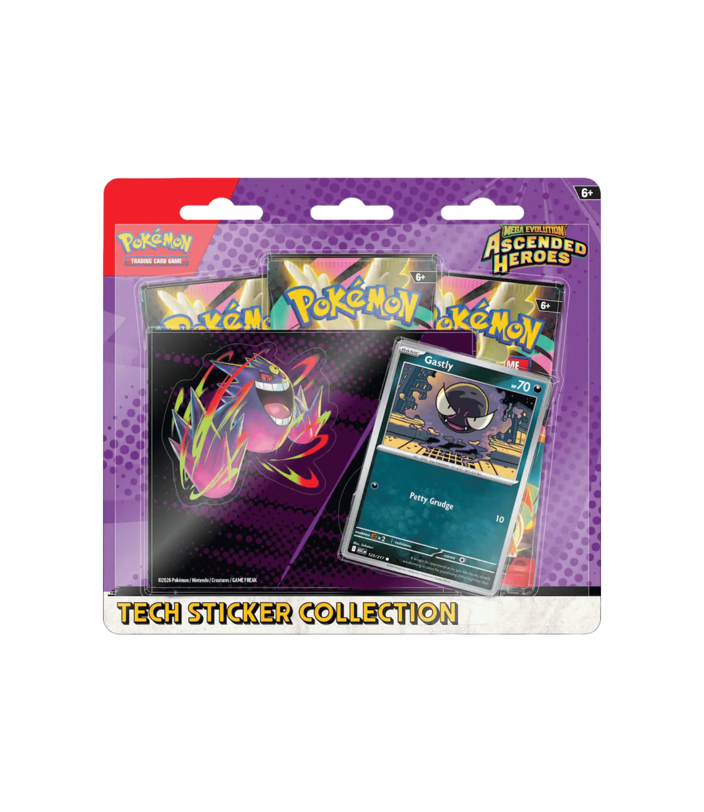 Ascended Heroes: Gastly Tech Sticker Collection ENG