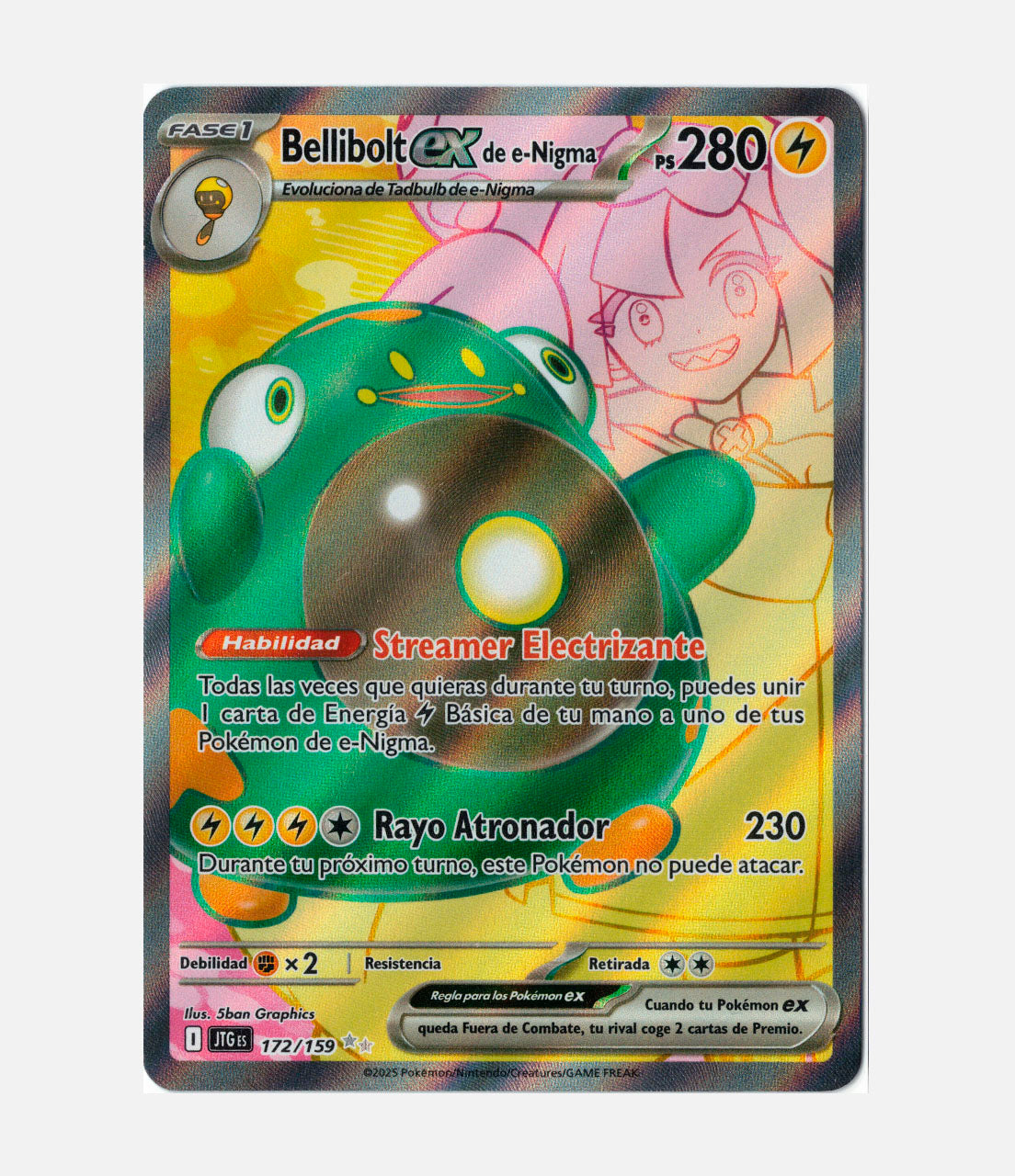 Iono's Bellibolt ex (JTG 172) C-ESP-1