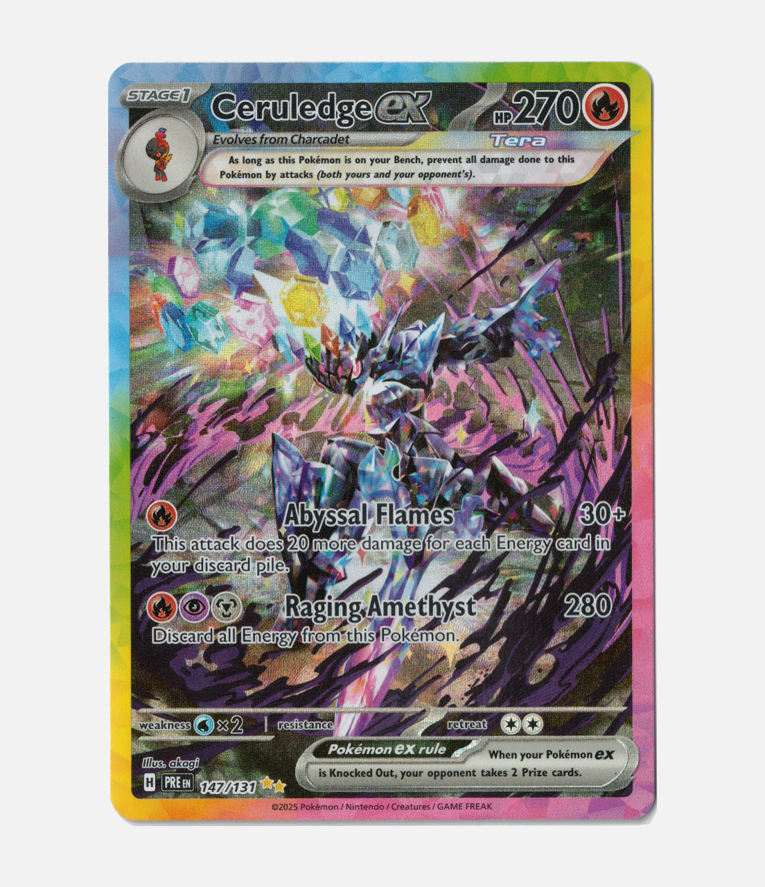 Ceruledge ex  (PRE 147) C-ENG-3