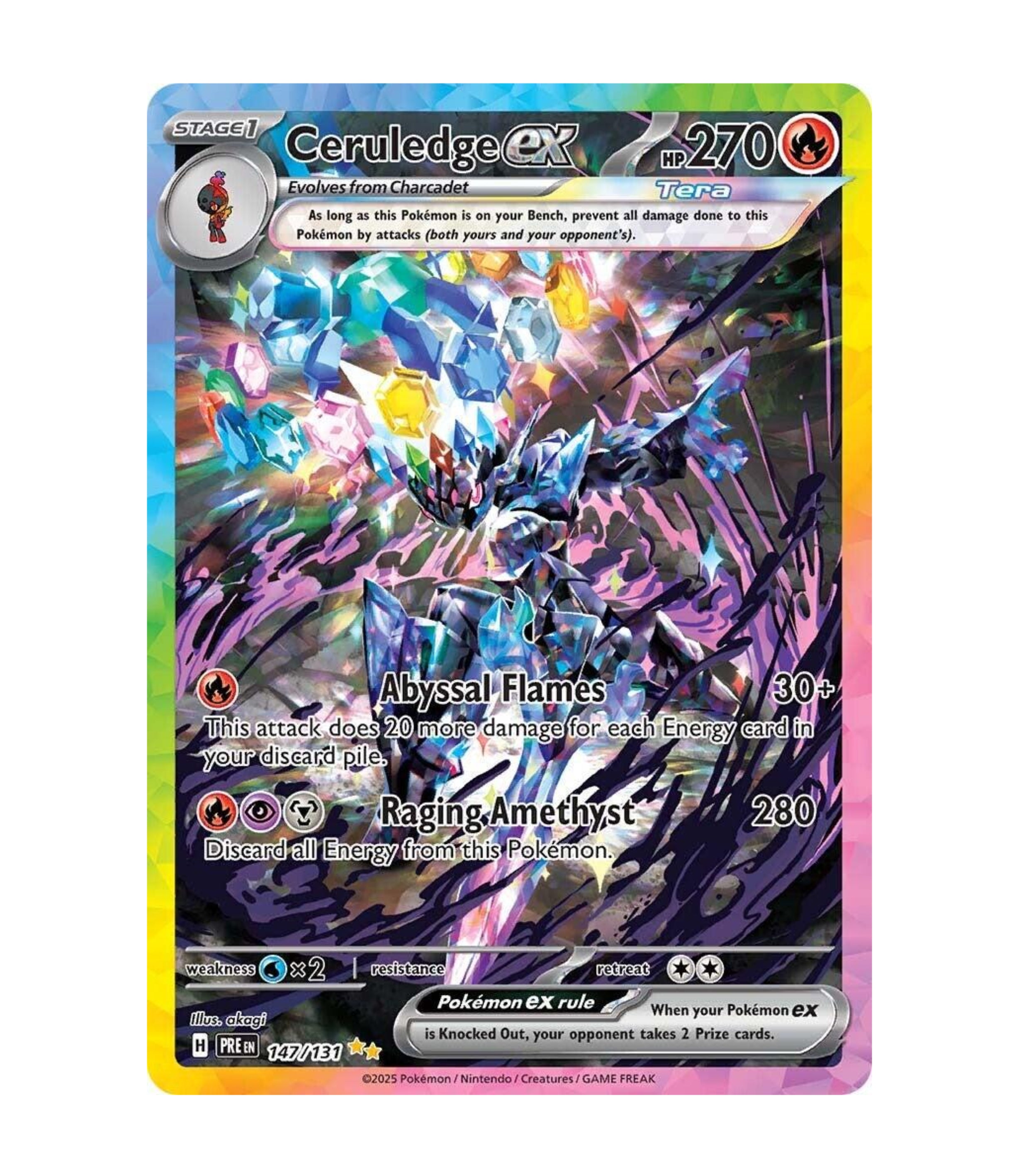 Ceruledge ex (PRE 147) C-ENG-4