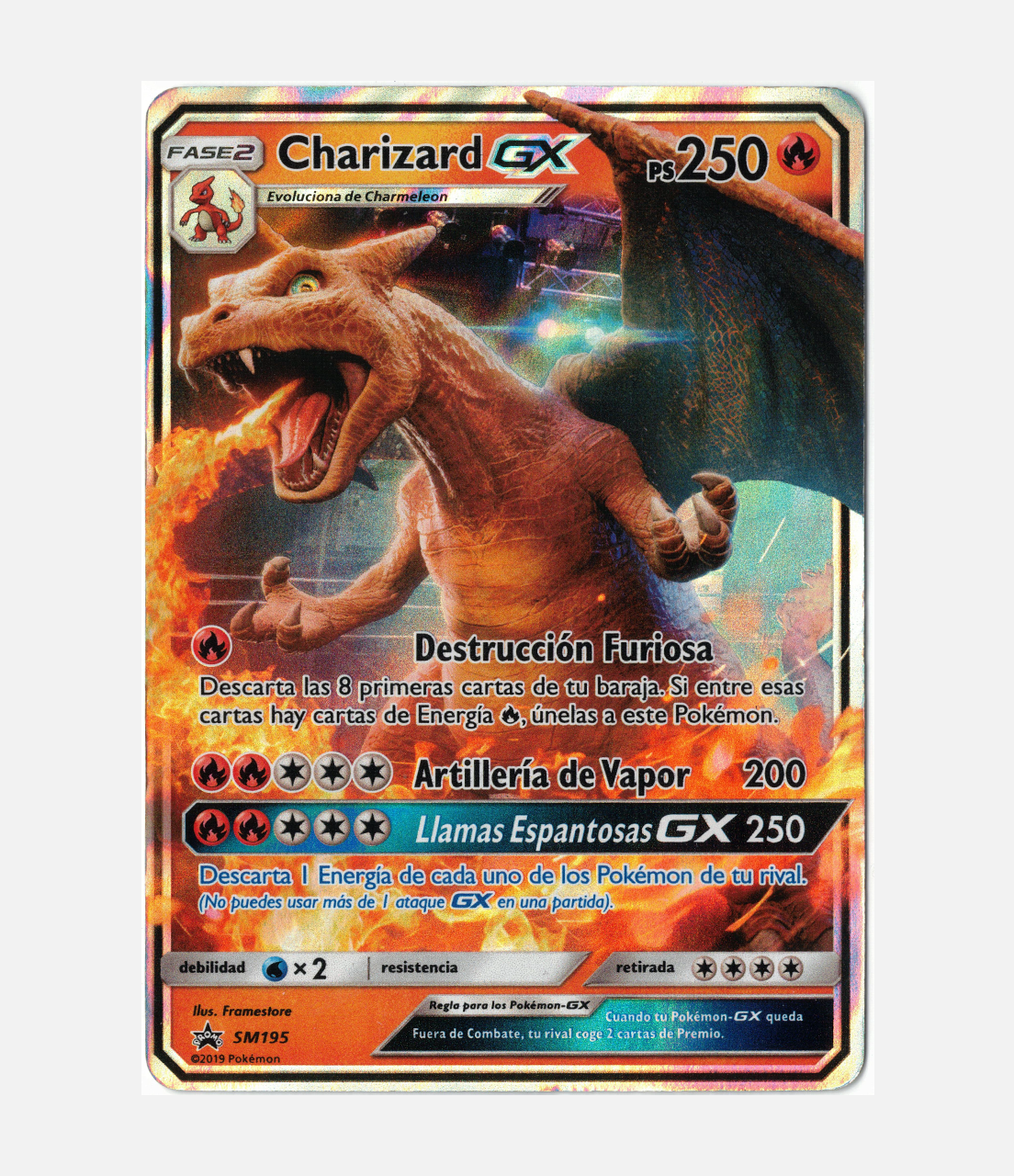 Charizard GX Promo (SM 195) C-ESP-2