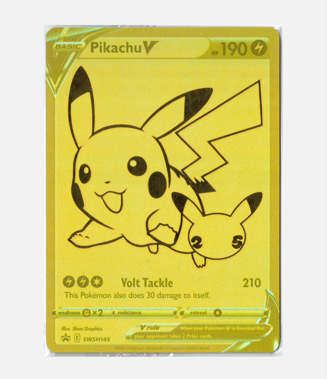 Pikachu V (SWSH 145) C-ENG-3
