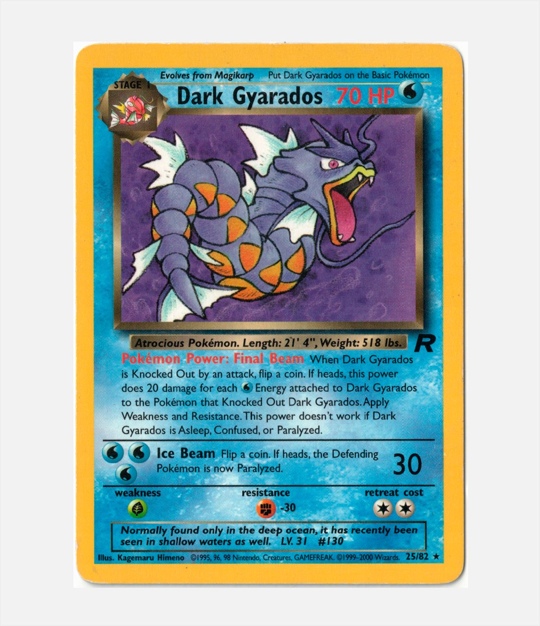 Dark Gyarados (TR 25) C-ENG-2
