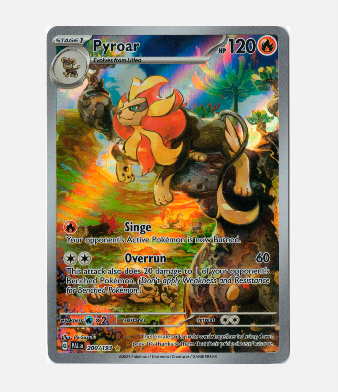 Pyroar (PAL 200) C-ENG-1