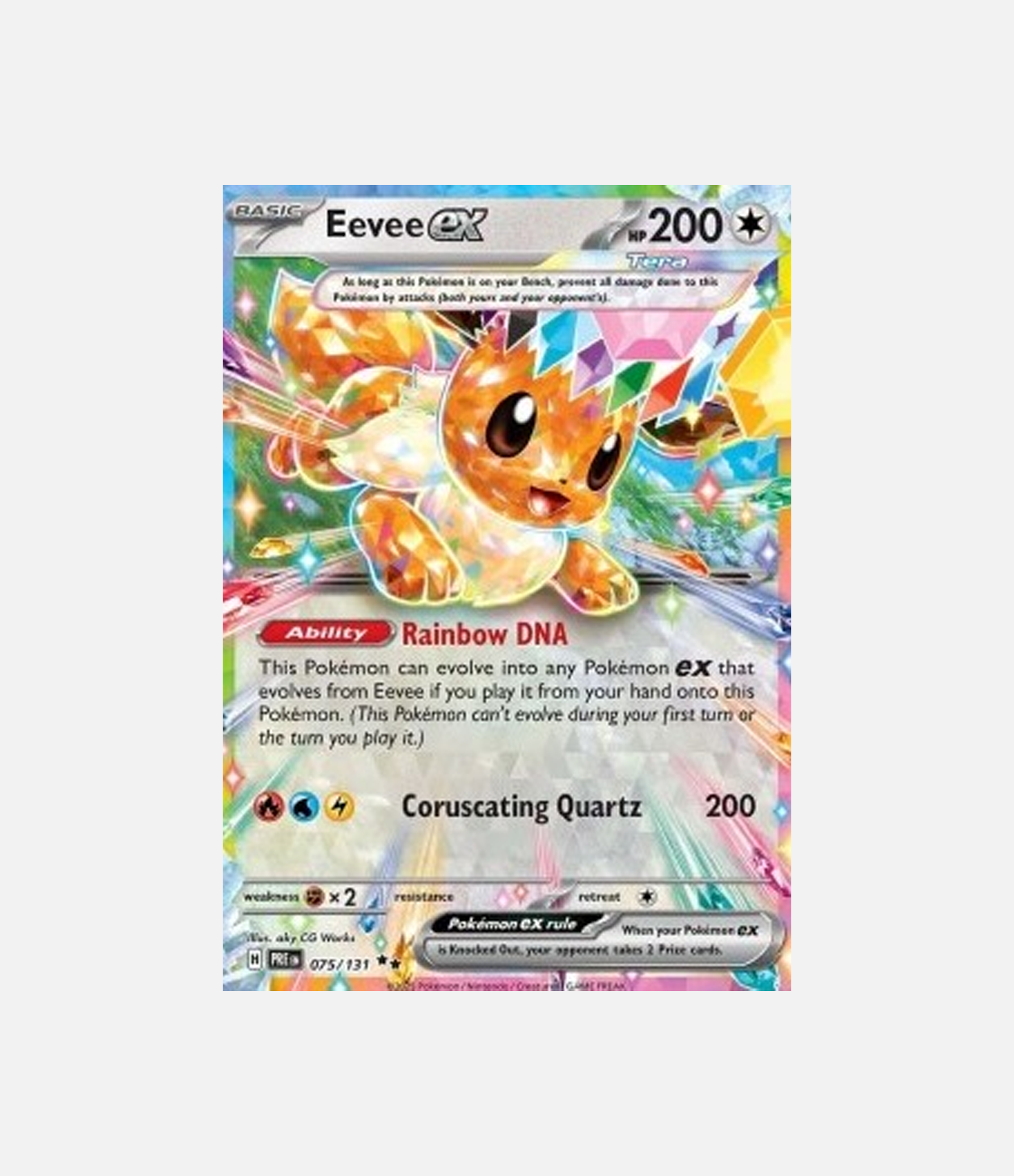 Eevee ex (PRE 075) C-ESP-1