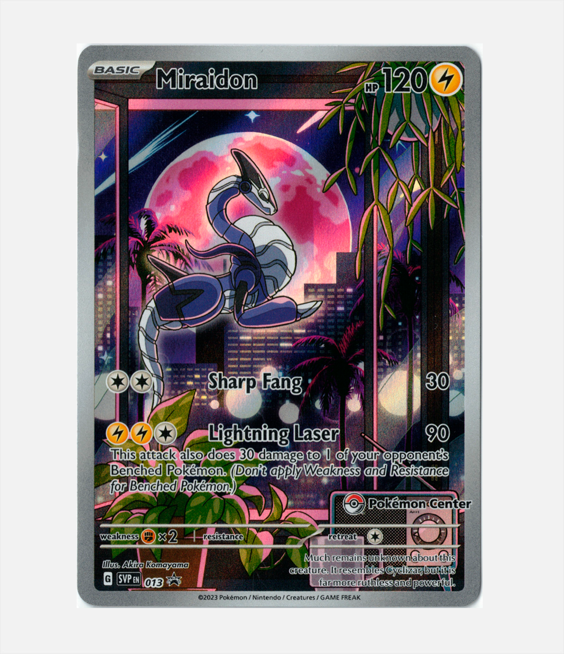 Miraidon (SVP 013) Pokemon Center Sealed C-ENG-3