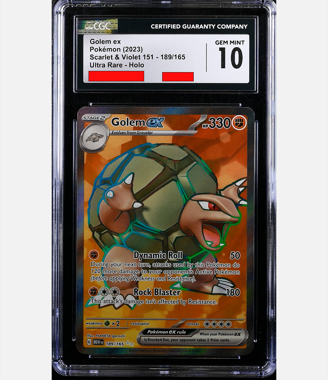 Golem ex (MEW 189) PRST10-CGC
