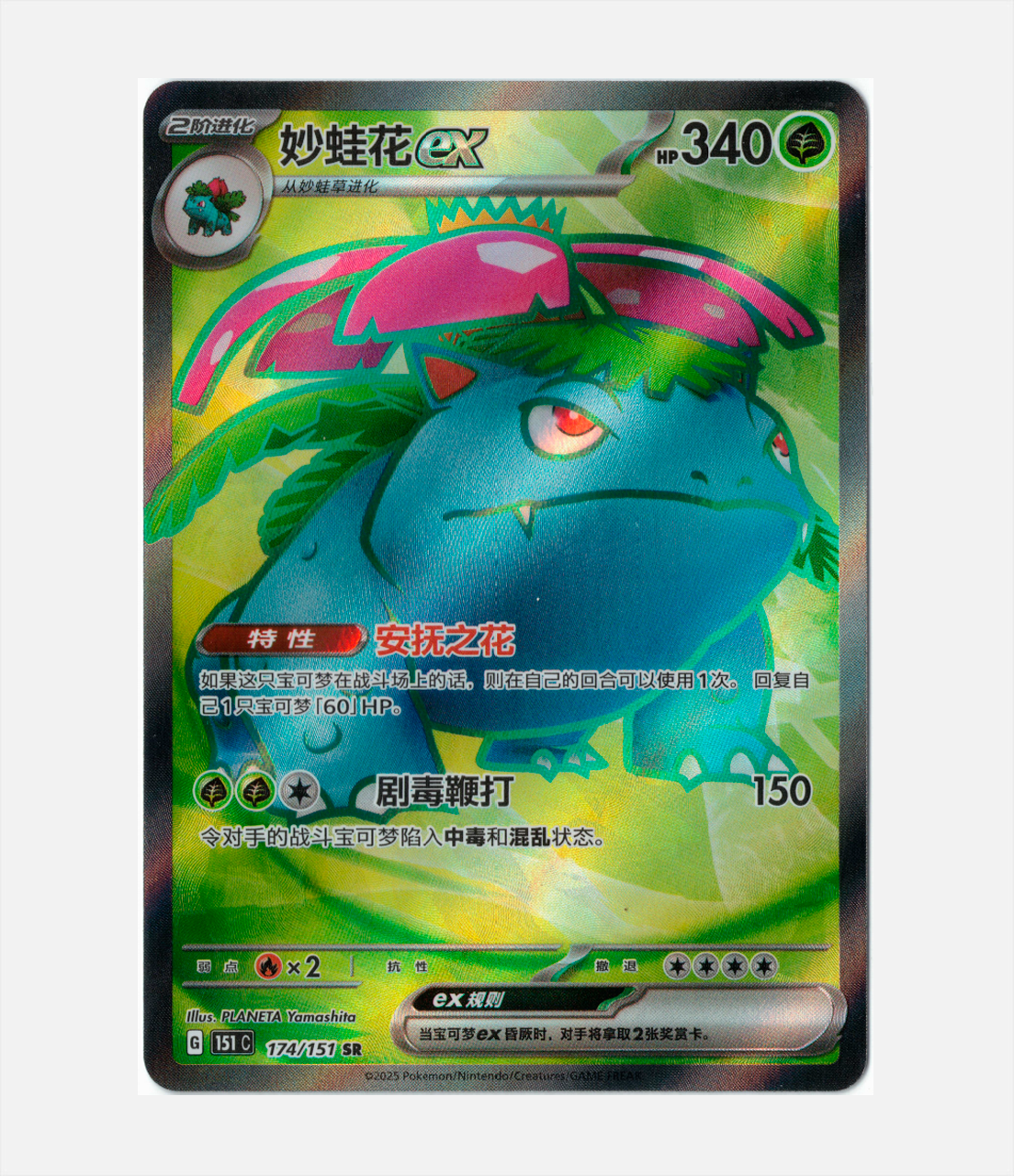 Venusaur ex (151C 174) C-CHN-1