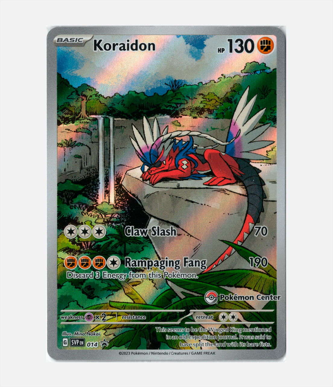 Koraidon (SVP 014) Pokemon Center Sealed C-ENG-3