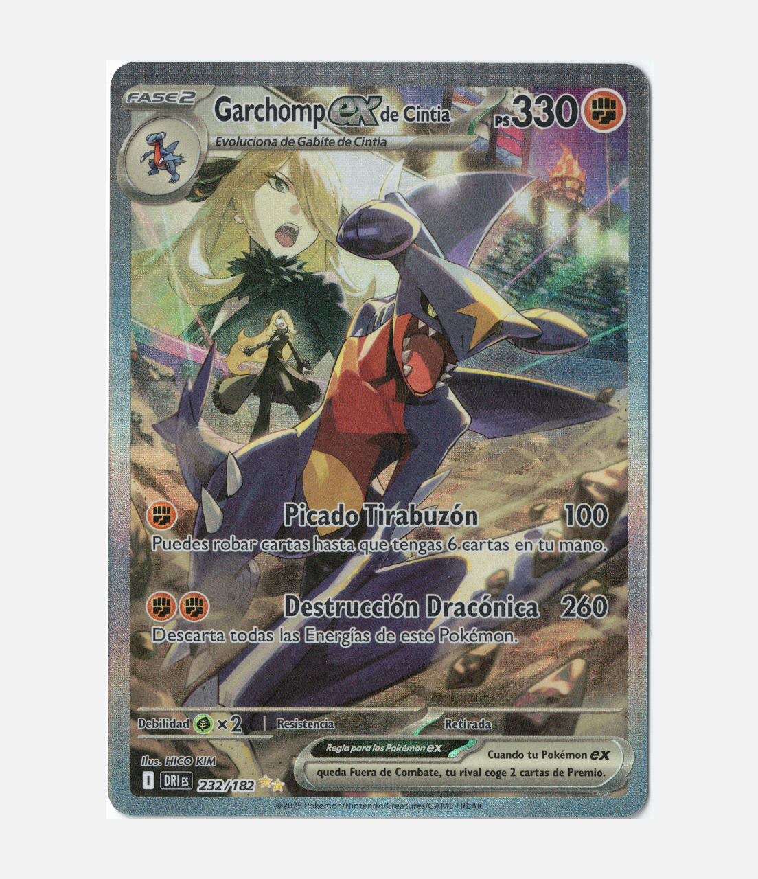 Cynthia's Garchomp ex (DRI 232) C-ESP-4