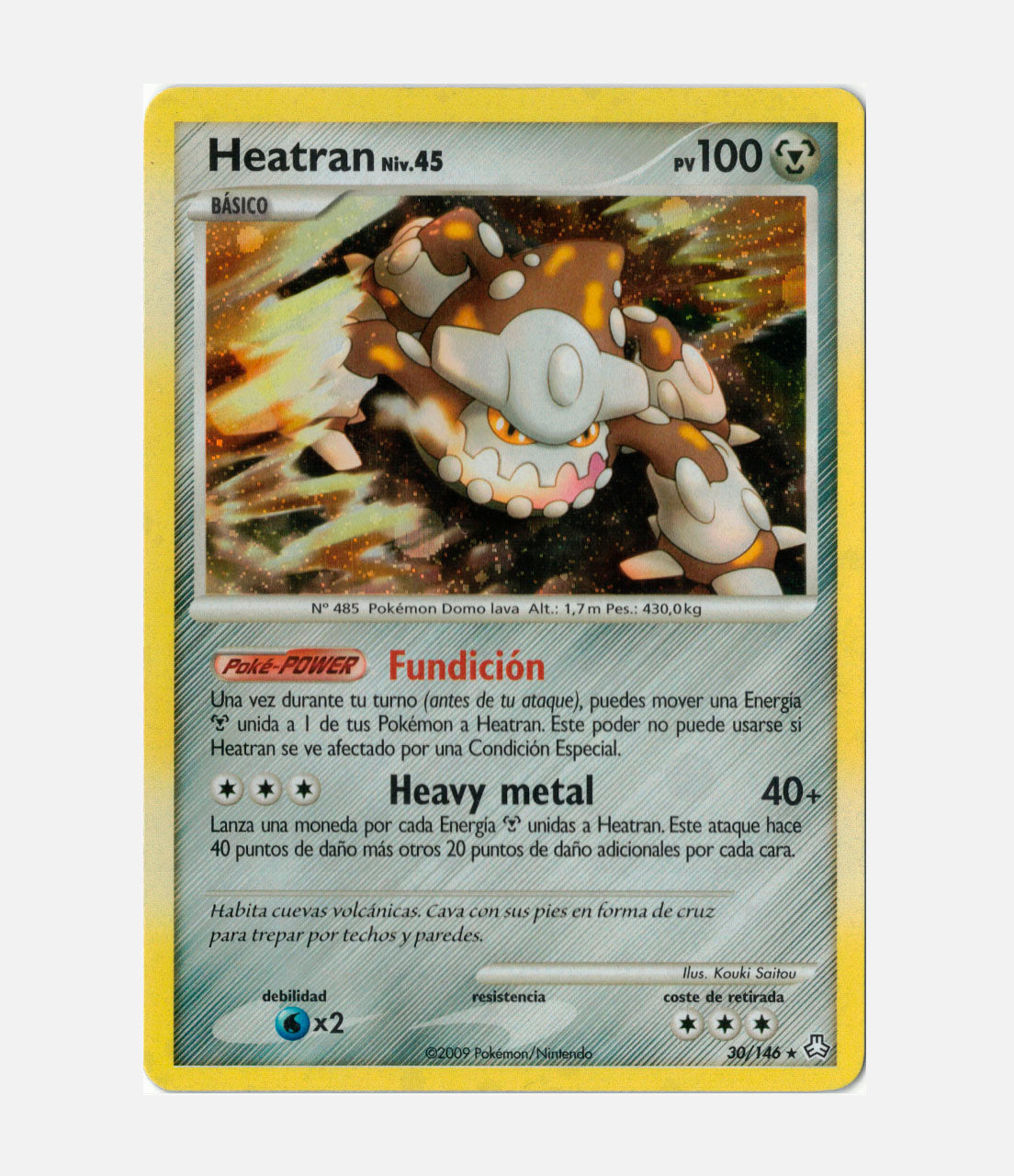 Heatran Lv.45 (LA 030) C-ESP-1