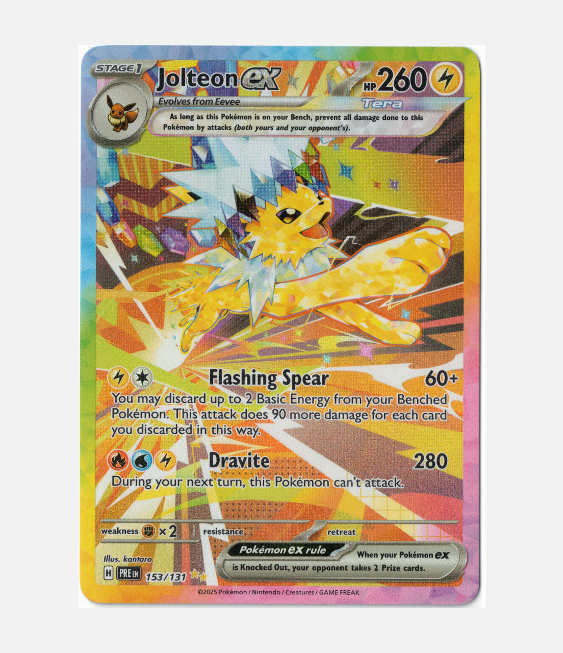 Jolteon ex (PRE 153) C-ENG-4