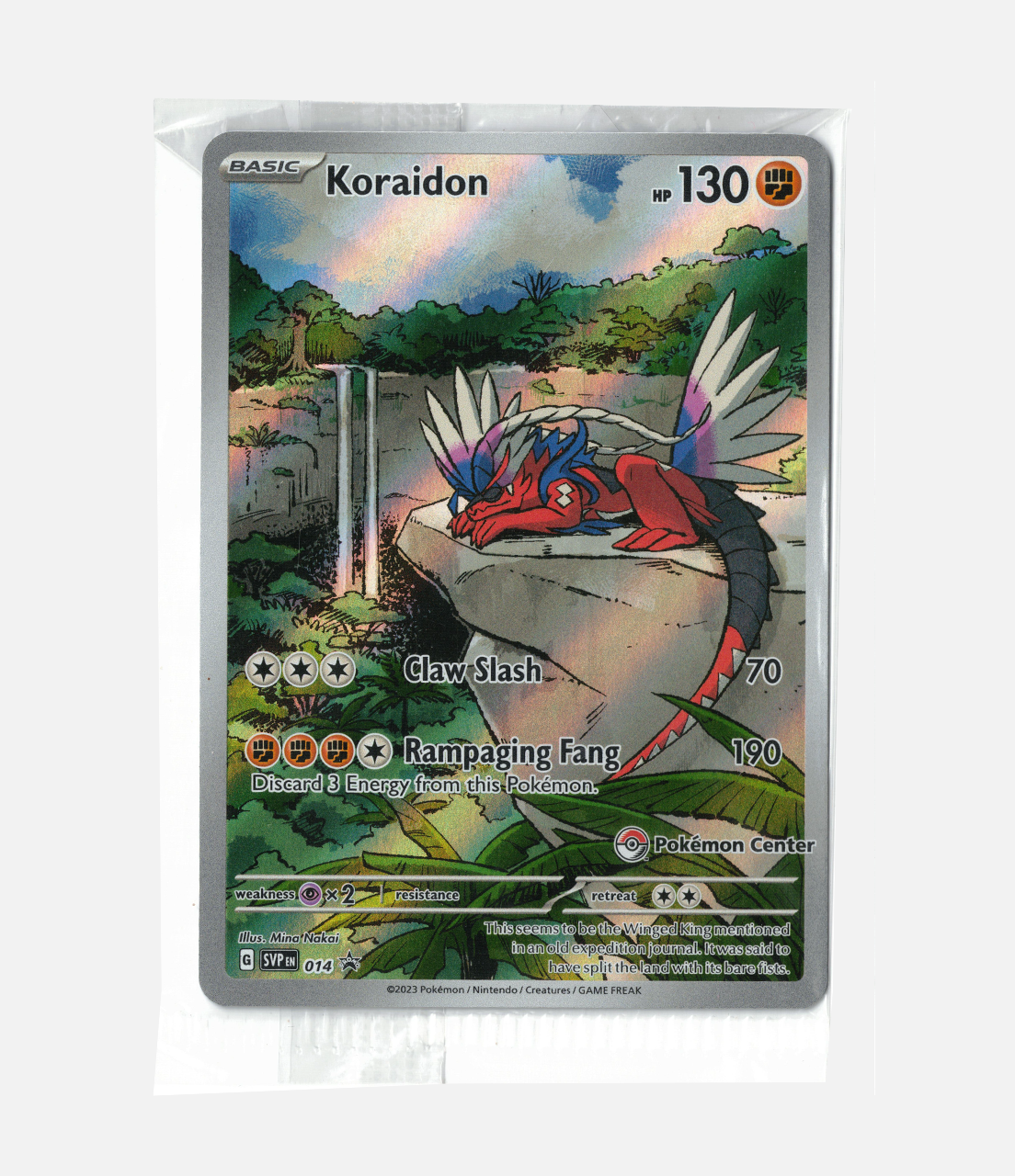 Koraidon Pokemon Center Sealed (SP 014) C-ENG-3