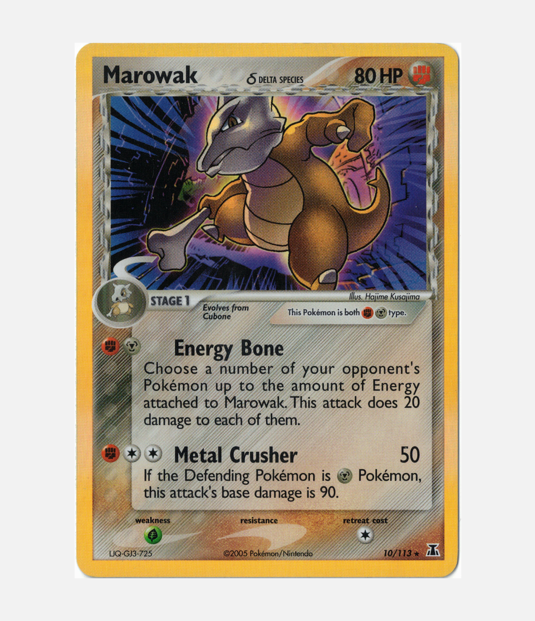 Marowak δ Delta Species (DS 010) C-ENG-2