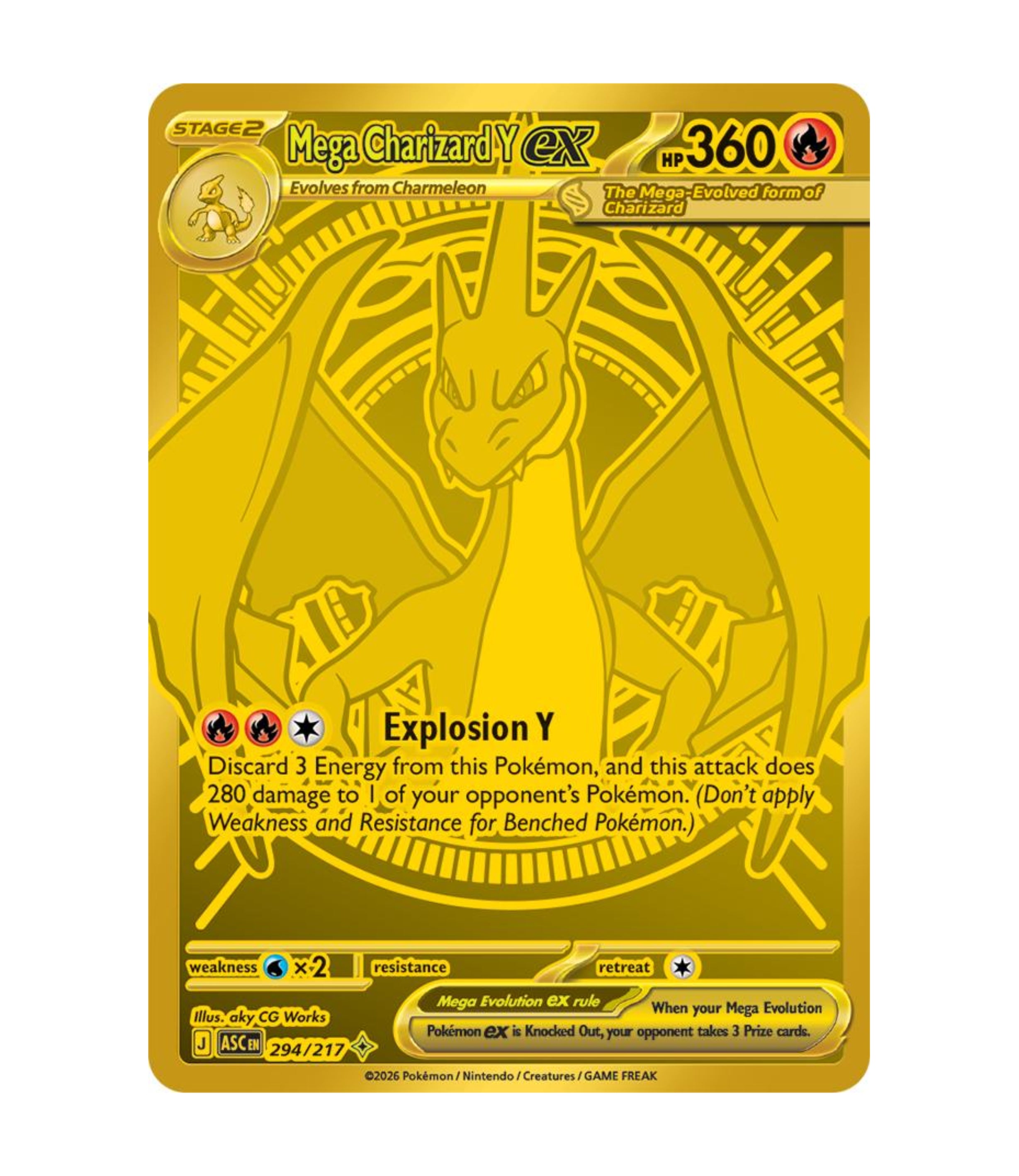 Mega Charizard Y ex (ASC 294) C-ENG-4