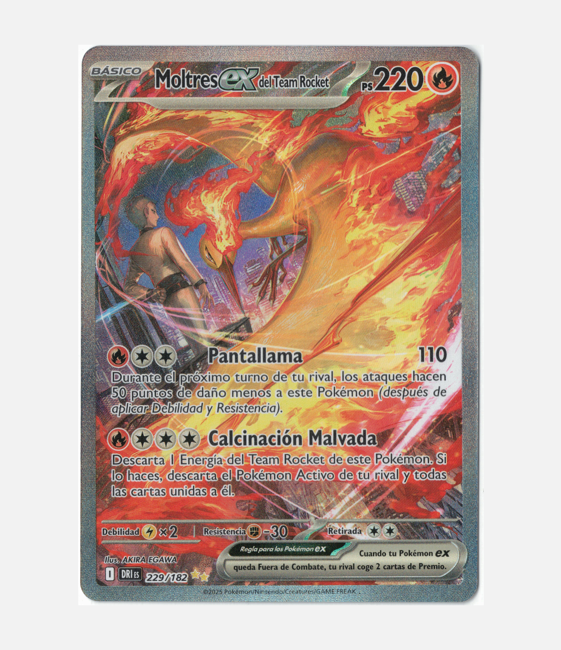 Team Rocket's Moltres ex (DRI 229) C-ESP-4