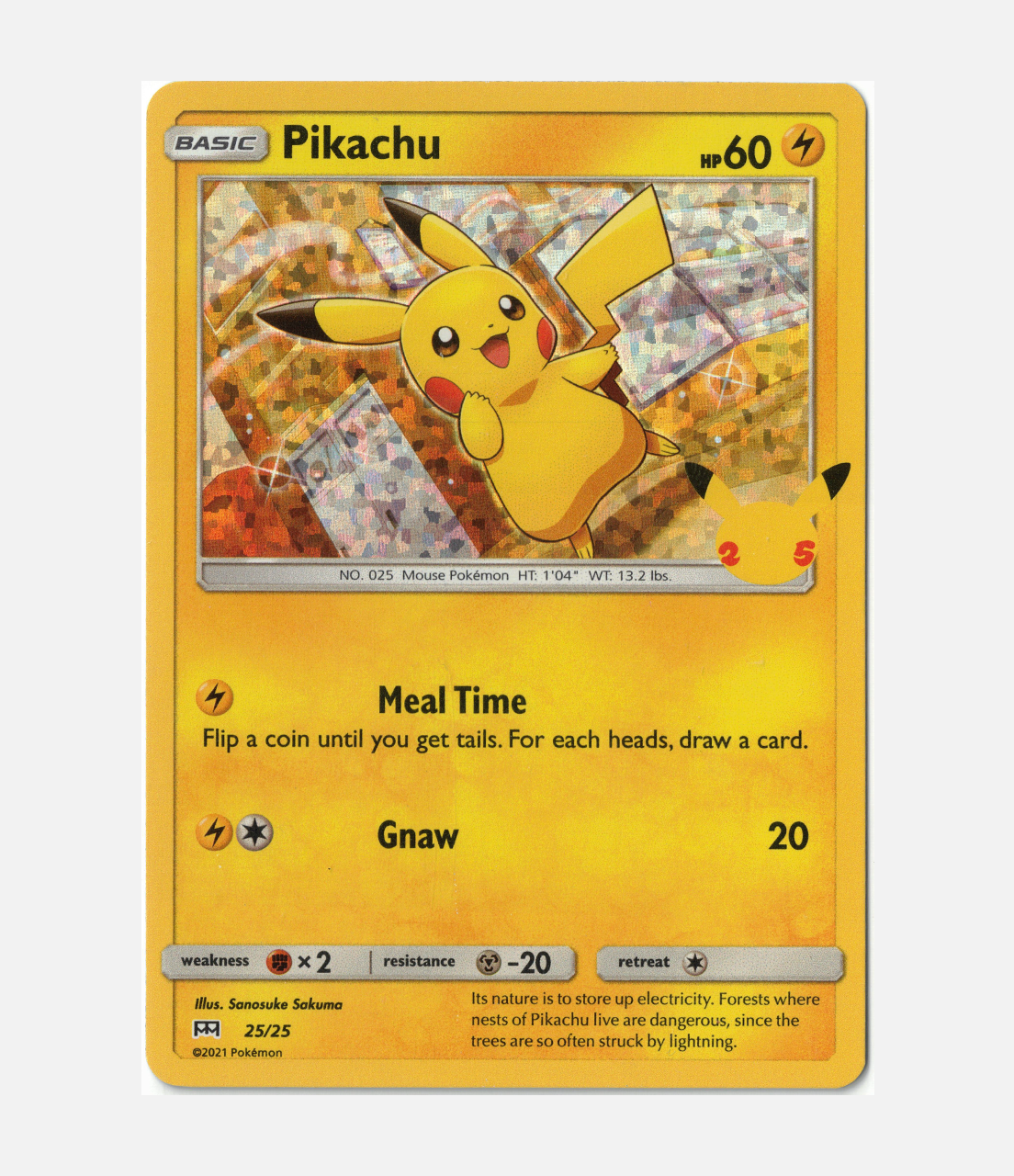 Pikachu McDonald's (MCD25 025) C-ENG-2