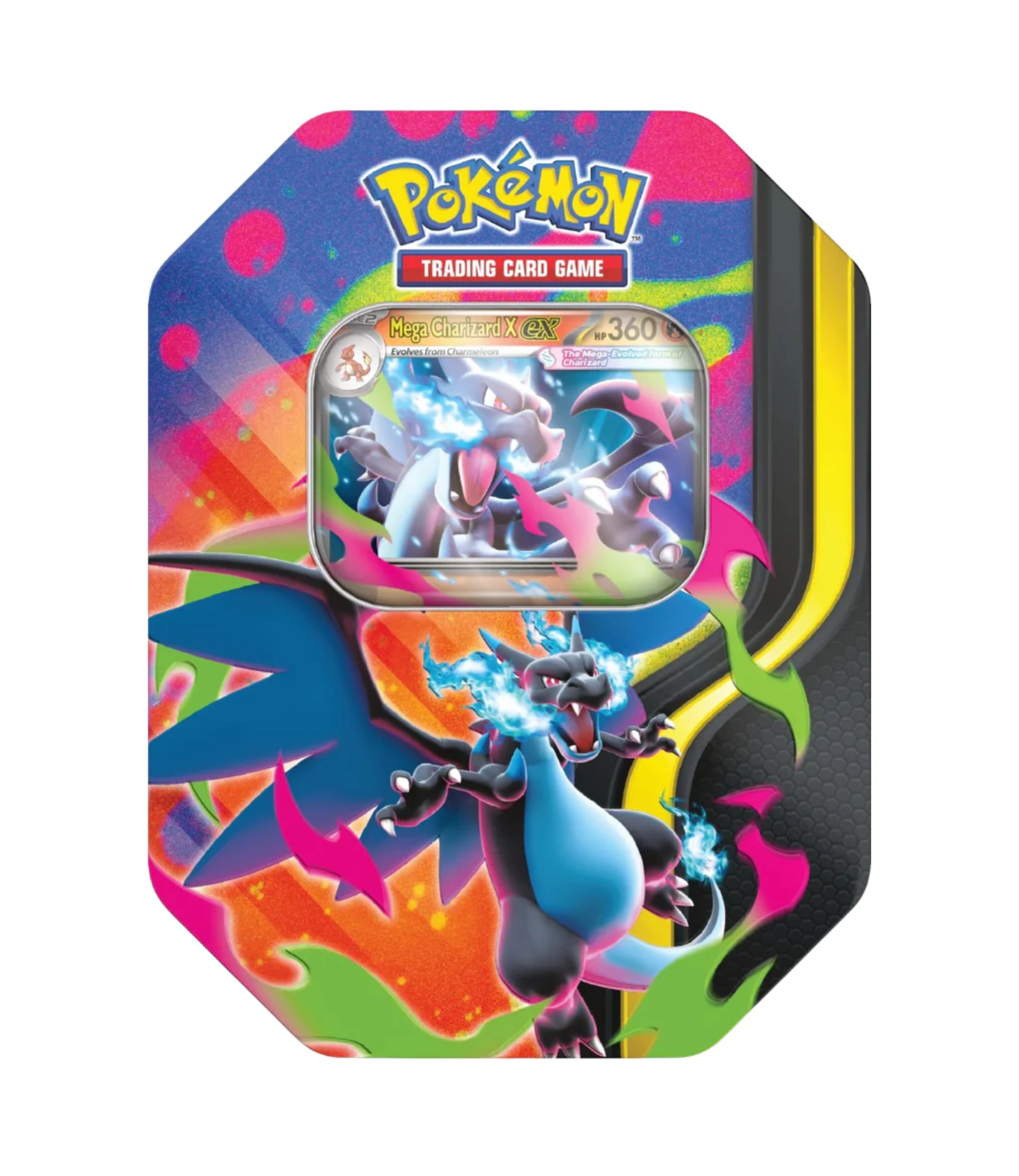 Phantasmal Flames Mega Charizard X ex Tin ENG